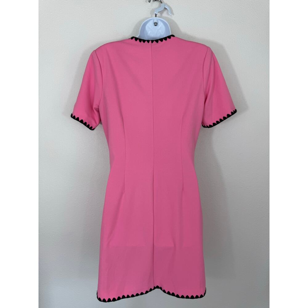 Alexia Admor Barbie Pink Pearl Button Mini Dress NWT Size 6 - Picture 7 of 8